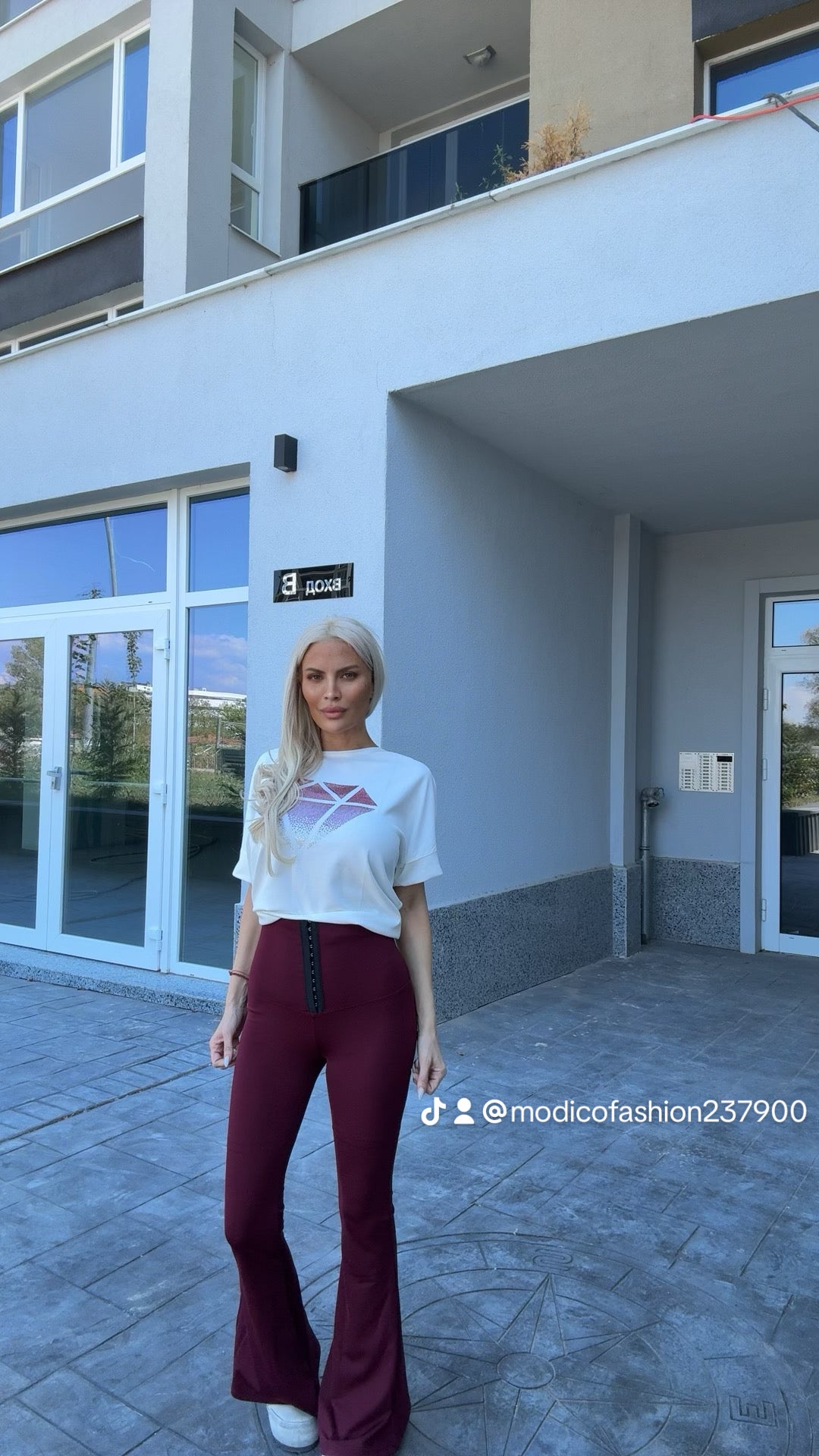 Блуза диамант с камъни