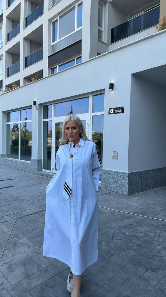 Рокля на TW3 с вратовръзка