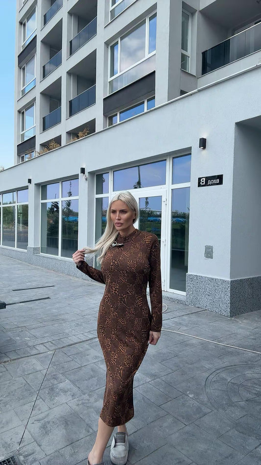 Рокля принт